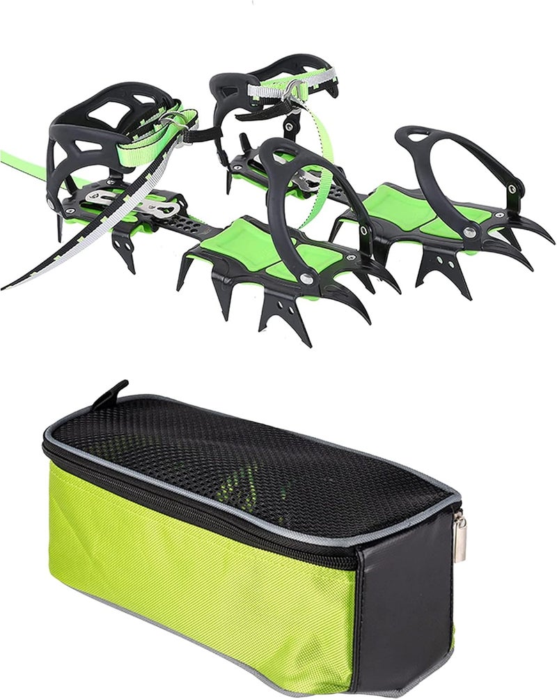 BRS HuaYe Professional Edition Fourteen Teeth Ice Crampons Winter Snow Boot Shoe Covers Gripper -S1A - Image 1